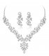 SET460 - Pearl rhinestone Jewellery Set